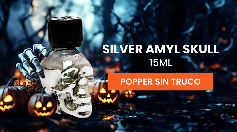 Silver Amyl Skull